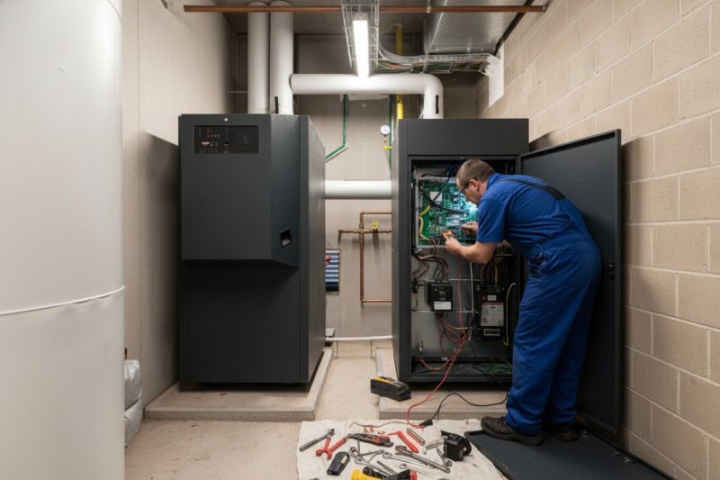 Local Commercial Heating Repair pros at work